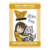 BFF Tuna and Turkey Tickles Cat Food 3 oz Pouch Cat Food